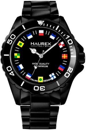 Haurex Mens 7K374UNF INK Collection International Flags Fashion Watch